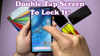 Finally Double Tap To Lock The Screen On Pixel  Huawei  Xiaomi [upl. by Llenel]