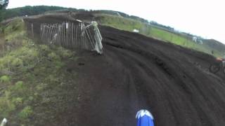 Lap of Leuchars Motocross track [upl. by Aerdno754]