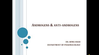 Androgens Antiandrogens amp anabolic steroids [upl. by Worth]