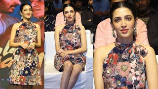 Neha Shetty Exclusive Visuals At Rules Ranjann Movie Release Date Press Meet  TFPC [upl. by Gnot742]