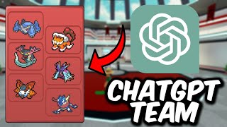 I Let ChatGPT Choose My Team  Pokemon Brick Bronze PVP [upl. by Darmit465]