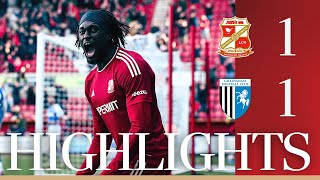 Extended Highlights Swindon Town vs Gillingham [upl. by Annekam758]