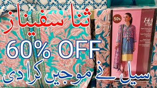 sana safinaz sale 60 off [upl. by Ellennoj]