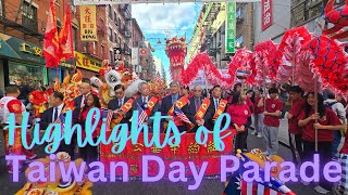 Taiwan Day Parade 10 October 2024 Manhattan NYC travel taiwan nyc parade [upl. by Arbmahs]