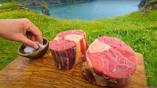 The Best BEEF STEW with a FANTASTIC view  ASMR Cooking amp Camping in Europe [upl. by Anaizit]