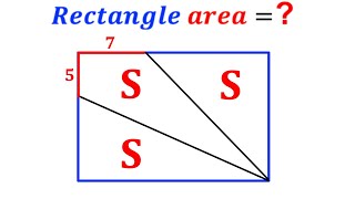 Can you find area of the Rectangle  Justify your answer  math maths  geometry [upl. by Shelton]