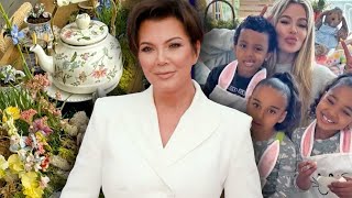 Inside Kris Jenners OvertheTop Easter Celebration With Her Family [upl. by Nollie430]