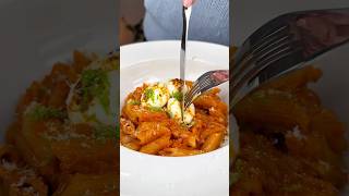 Quick and Easy PASTA with ARRABBIATA sauce and MOZZARELLA Balls🍝 shorts recipe [upl. by Carolyne]