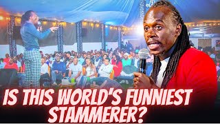 World’s FUNNIEST STAMMERING STAND UP COMEDIAN DAN ODUMBE Confirms He Doesnt Fake  CHURCHILL SHOW [upl. by Dahlia645]