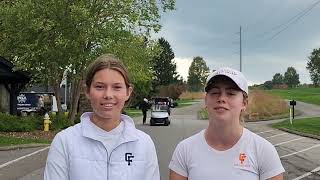 Chagrin Falls Girls Golfers recap day one of state tournament [upl. by Vacla]