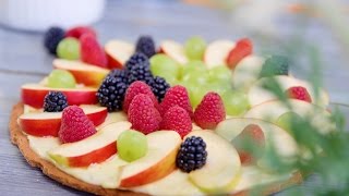 Frucht Pizza  leckeres Dessert [upl. by Yclek]