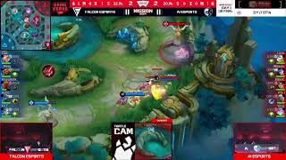 Falcon Esports vs Ai Esports Upper Bracket Final Game5  Ooredoo Game Verse Mission 2024 [upl. by Ahseym]