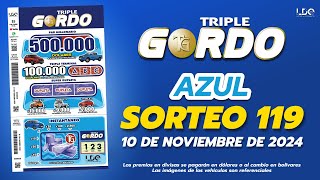 SORTEO TRIPLE GORDO 119 [upl. by Mulcahy]