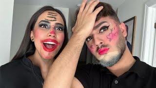 Makeup Challenge with WIFE gone wrong [upl. by Michelsen]