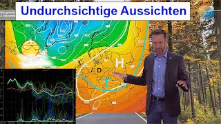 Undurchsichtige Aussichten milder Hochdruck  kalter Tiefdruck Wettervorhersage 2027102024 [upl. by Neeliak]