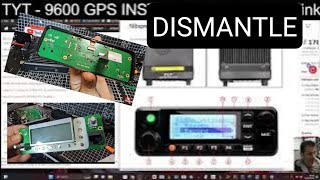 TYT 9600 DISMANTLE MAIN AND HEAD UNIT [upl. by Simeon]