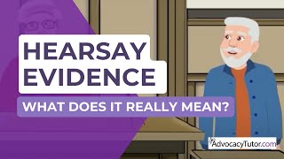 Hearsay The meaning of Hearsay Evidence [upl. by Nerac]