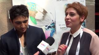 ESCKAZ live in Malmö Farid Mammadov Azerbaijan interview [upl. by Kimberlee]