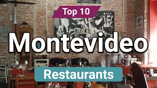 Top 10 Restaurants to Visit in Montevideo  Uruguay  English [upl. by Atika543]