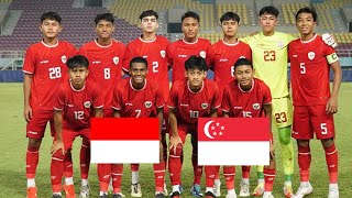 🔴 LIVE SCORE  INDONESIA U16 VS SINGAPURA U16  ASEAN U16 BOYS CHAMPIONSHIP [upl. by Ihel]