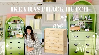 Ikea Rast Hack  Making a Hutch for a Kids playroom [upl. by Rancell]