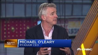 RyanAir CEO Michael OLeary on the Boeing 737 Max oil prices and more [upl. by Llydnek263]