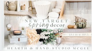 NEW 2024 DECOR AT TARGET hearth amp hand studio mcgee  threshold spring collections  shop with me [upl. by Kubis]