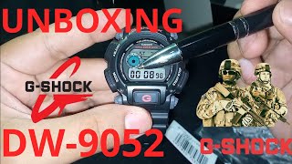 Unboxing del reloj Casio GShock DW 9052  de uso militar [upl. by Sewell261]