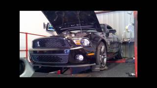 2010 Shelby GT500 Kenne Bell Dyno [upl. by Anpas]