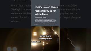 KATOWICE TROPHY ON EBAY [upl. by Notlimah]