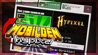 HYPİXEL MCPE SERVER E NASIL GİRİLİR İOS ANDROİD W10  JAVA HYPİXEL   minecraft pe hypixel server [upl. by Acceber]