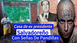 Casa De ex Presidente Salvadoreño  Carlos Humberto Romero Mena Con Señas De Pandillas zacatecoluca [upl. by Einavoj]