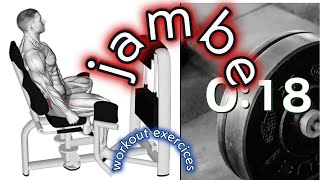 Meilleurs Exercices Jambes musculation motivation workout [upl. by Malvina]