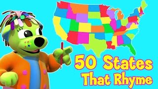 Nursery Rhymes and Kids Songs  50 States That Rhyme  Raggs Tv [upl. by Notpmah]