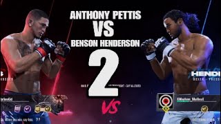 ANTHONY PETTIS VS BENSON HENDERSON 2 ONLINE UFC 5 [upl. by Carree243]