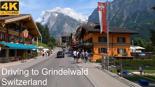 Driving to Grindelwald  Switzerland  4K UHD [upl. by Silvester509]