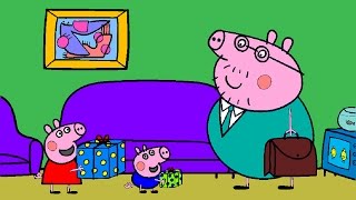 Peppa Pig Coloring Pages ft Daddy Pig Fathers Day Special Coloring Sheet Part 1 [upl. by Judith830]