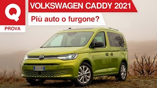 Volkswagen Caddy 2021 mi faccio la maxi Golf La prova completa [upl. by Julian945]