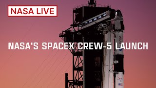 NASAs SpaceX Crew5 Mission Launches to the Space Station Official NASA Broadcast [upl. by Tahmosh]