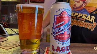 Narragansett  Lager  Narragansett Brewing  5�v [upl. by Nawuj501]