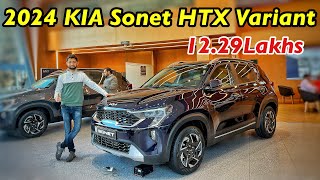 2024 KIA Sonet HTX 10L DCT Variant Walkaround 😍 Aayushssm [upl. by Wohlen]