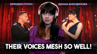 Lauren Reacts Their voices mesh so WELL The day youDiana Ankudinova and Brandon Stone [upl. by Weinberg526]