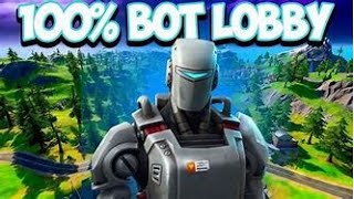 All Bots Lobby In Fortnite 🤖 [upl. by Pournaras395]