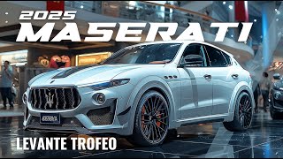 Unleash the Beast 2025 Maserati Levante Trofeo Review  FerrariPowered Luxury [upl. by Jessalyn]