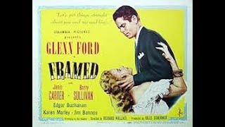 Glenn Ford Janis Carter amp Barry Sullivan in quotFramedquot 1947  feat Edgar Buchanan [upl. by Notserk]