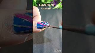 Unique stripingtape nailart 🩷💞🩷 shorts nails nailart 2024 [upl. by Lamee291]