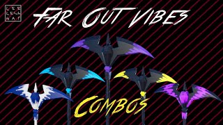 TOP 5 COMBOS for Far Out Vibes Pickaxe fortnite [upl. by Archambault535]