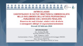 Antiriciclaggio casi patologici in cui può imbattersi il commercialista [upl. by Tayler676]