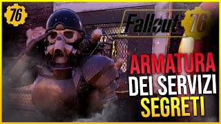 Fallout 76  Come ottenere larmatura dei servizi segreti [upl. by Quintus]