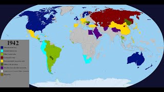 History of Global Governmental Systems Every Year 1750present [upl. by Ahsatel]